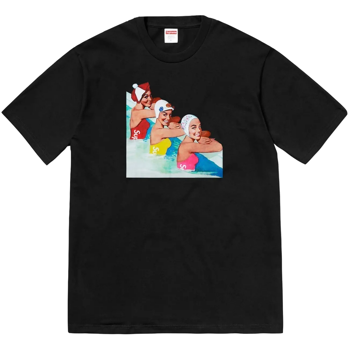 Supreme Swimmers Tee - Black Supreme