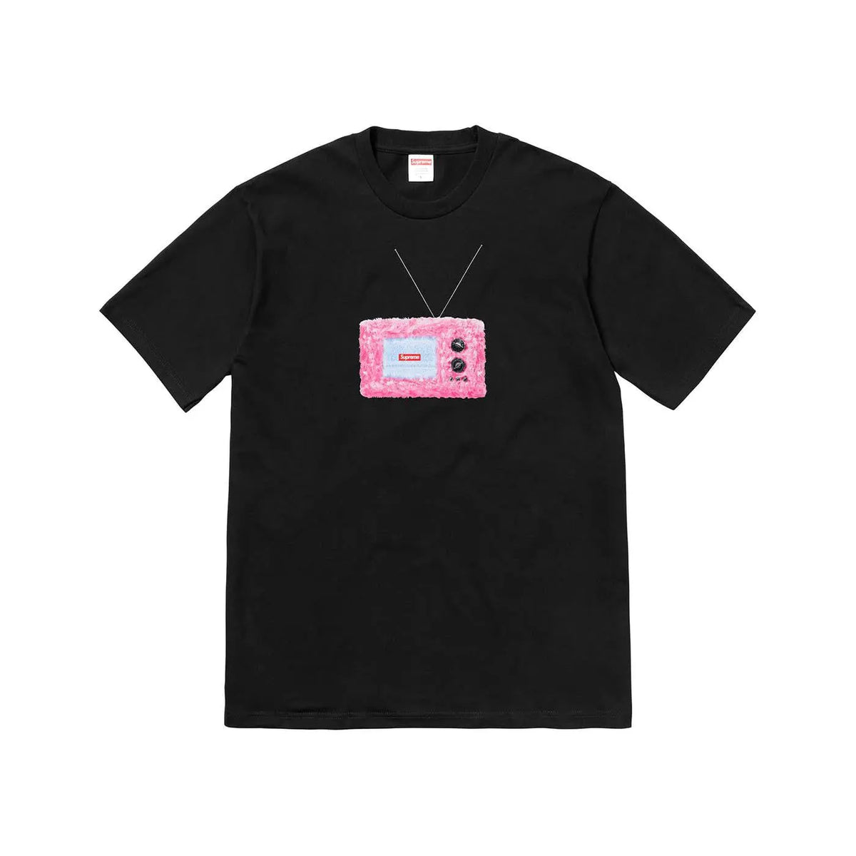 Supreme TV Tee - Black - Used Supreme