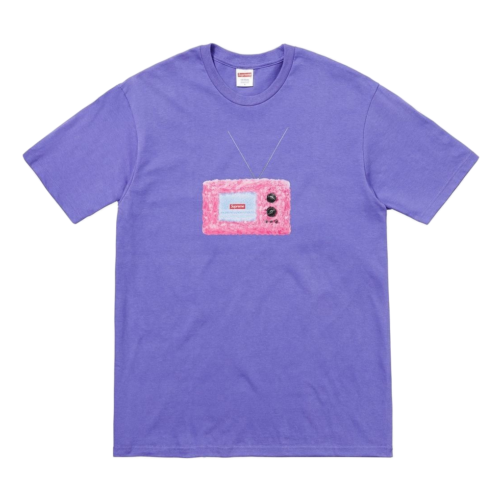 Supreme TV Tee Light Purple