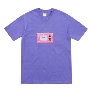 Supreme TV Tee Light Purple