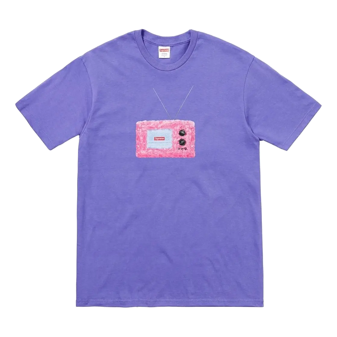 Supreme TV Tee - Light Purple - Used Supreme