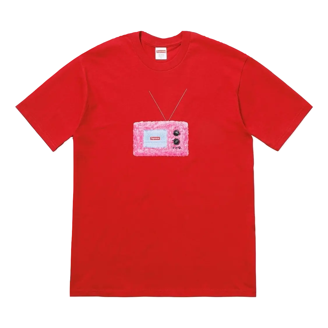 Supreme TV Tee - Red Supreme