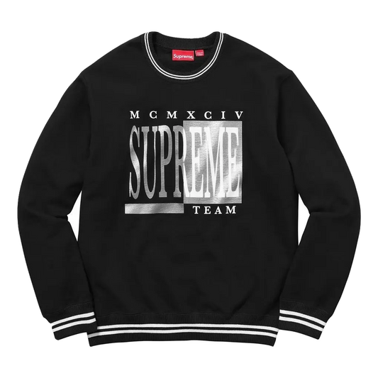 Supreme Team Crewneck - Black - Used Supreme