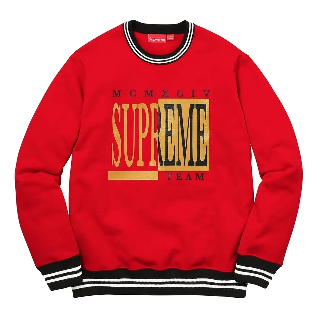 Supreme Team Crewneck Red Supreme