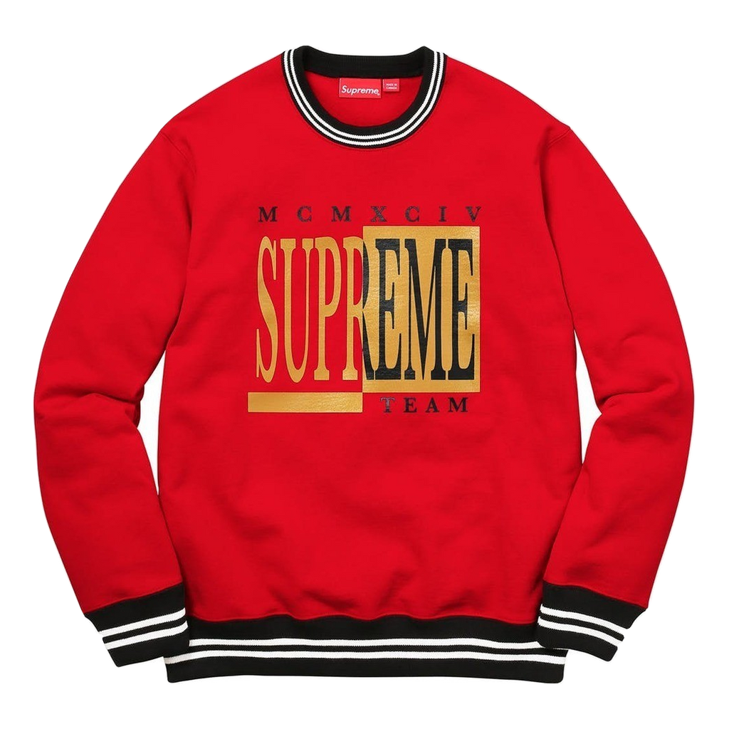 Supreme Team Crewneck Red