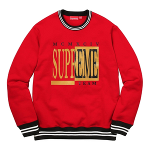Supreme Team Crewneck Red