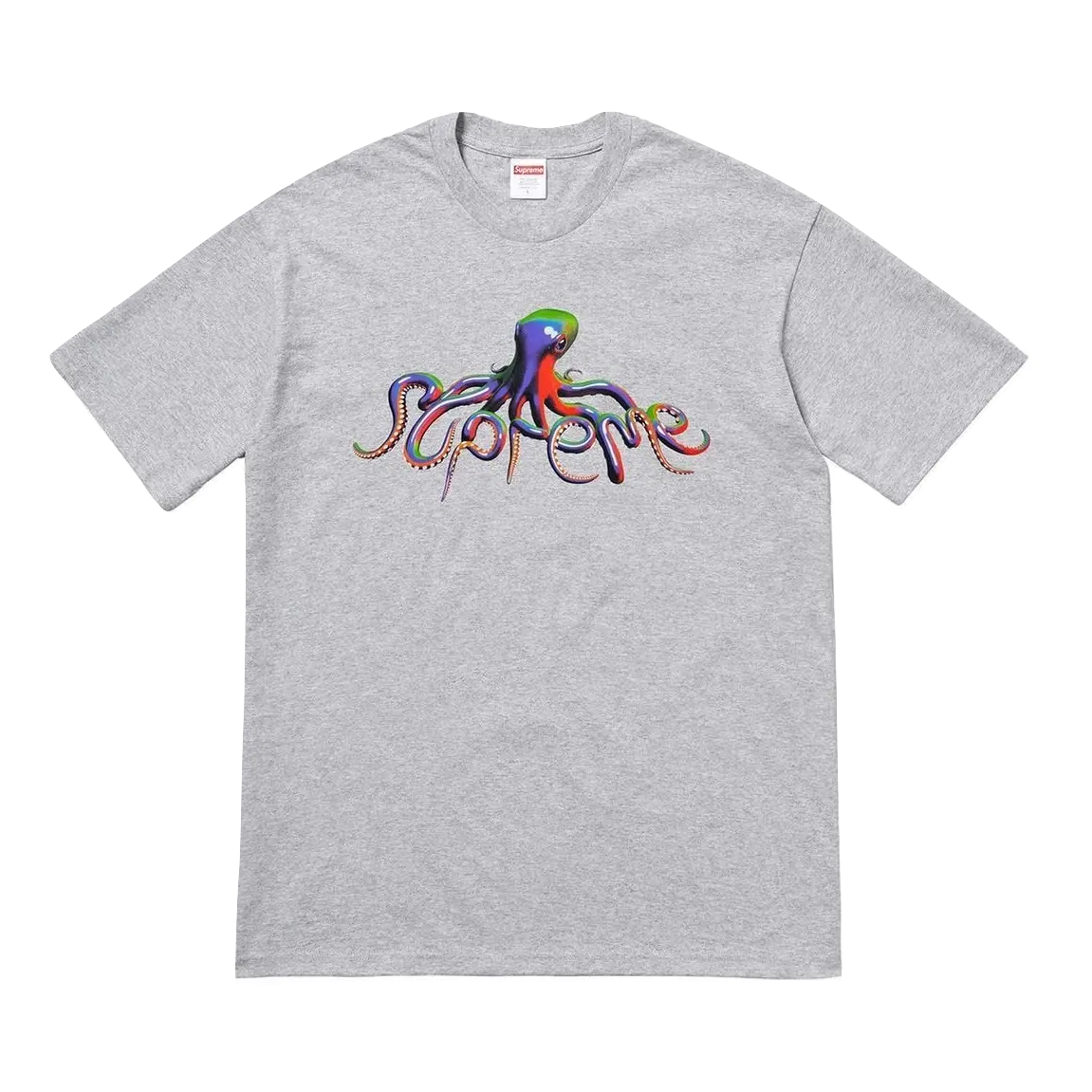 Supreme Tentacles Tee - Heather Gray Supreme