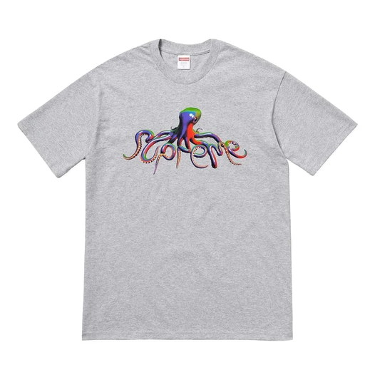 Supreme Tentacles Tee - Heather Gray Supreme