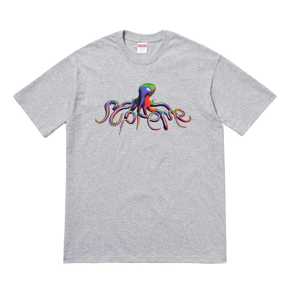 Supreme Tentacles Tee - Heather Gray