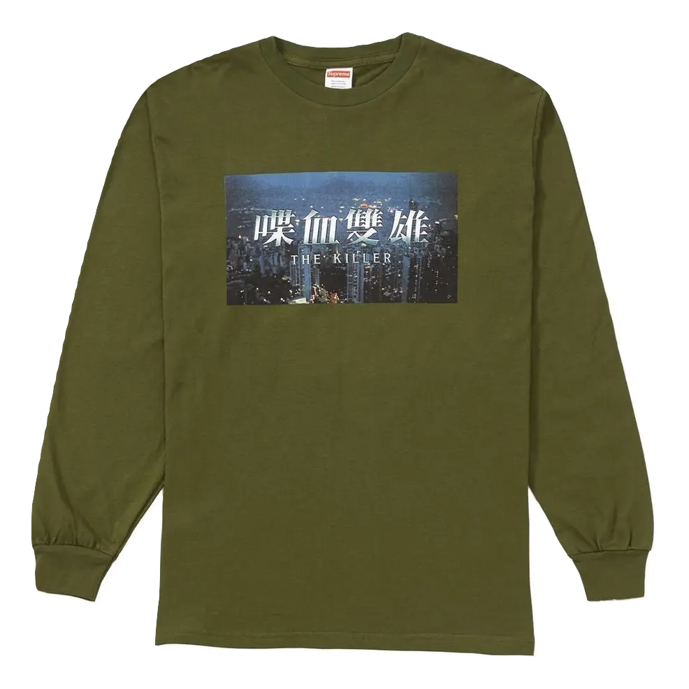 Supreme Killer L/S Tee - Olive Supreme