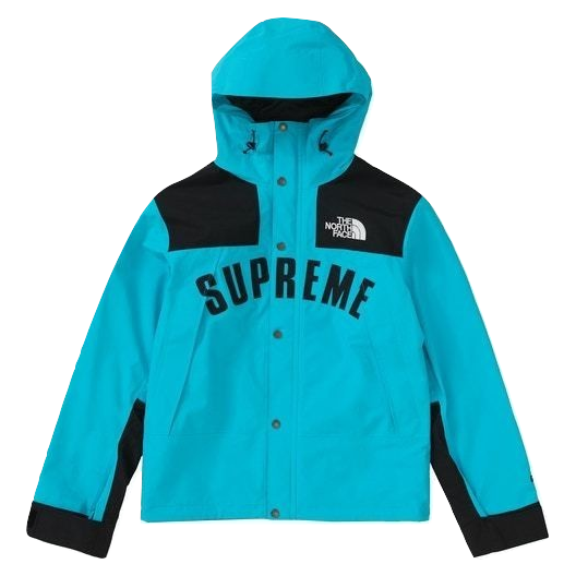 Supreme x The North Face Arc Logo Mountain Parka - Teal - Used