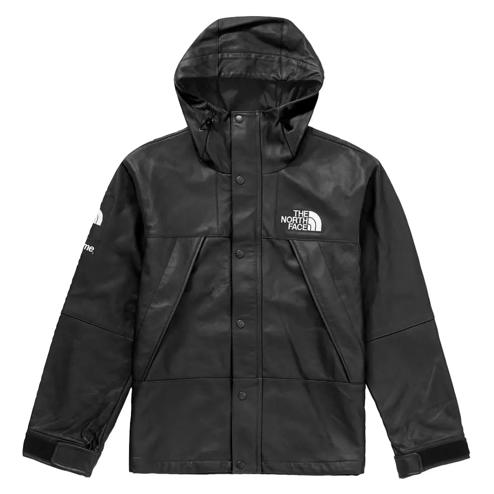 Supreme/The North Face Leather Mountain Parka - Black Supreme