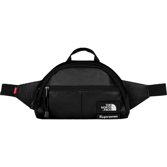 Supreme/TNF Leather Roo II Lumbar Pack - Black