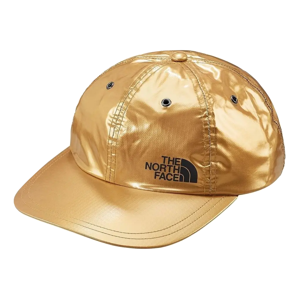 Supreme/The North Face Metallic 6-Panel Hat - Gold Supreme