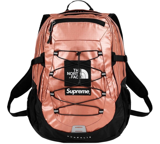 Supreme X The North Face Metallic Borealis Backpack - Rose Gold