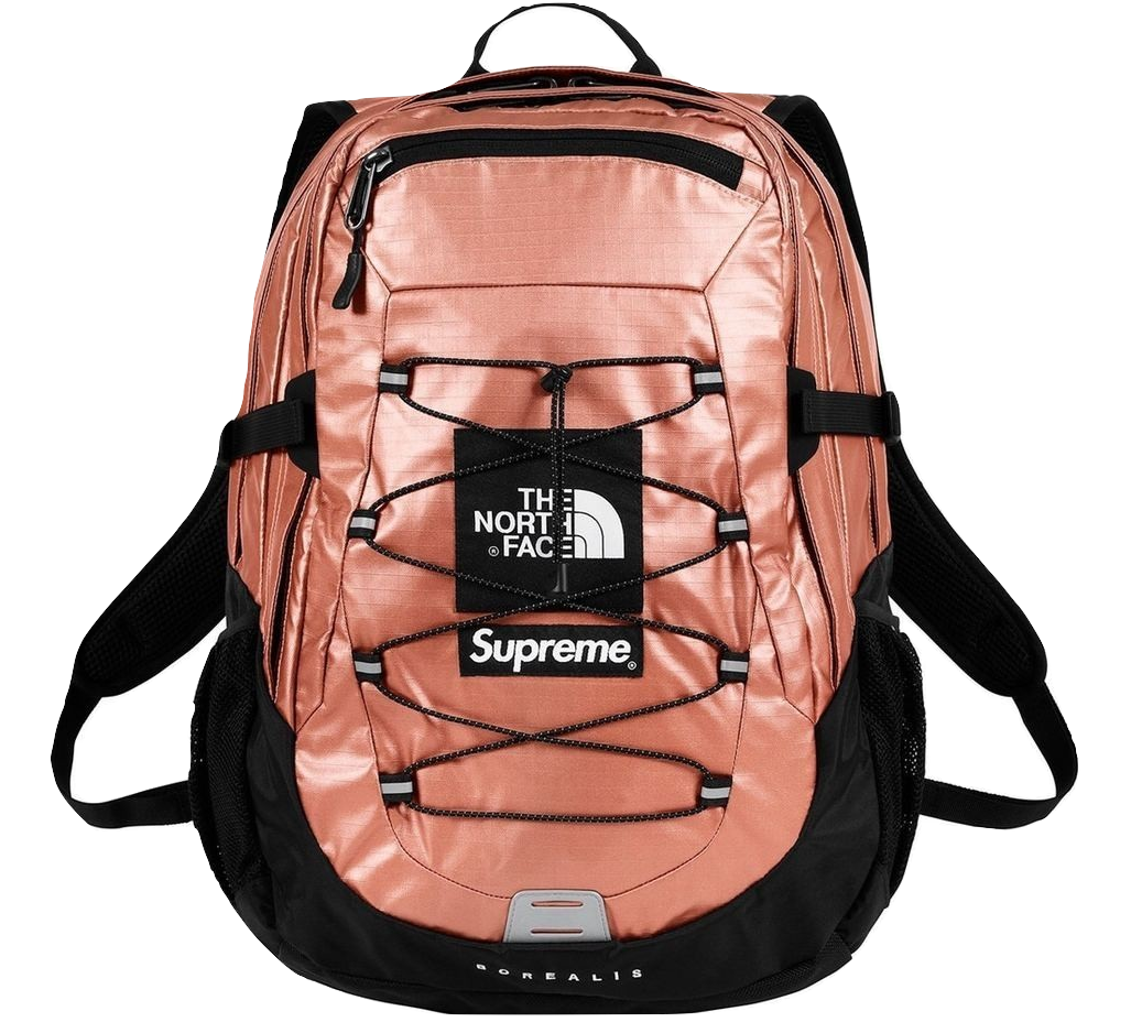 Supreme X The North Face Metallic Borealis Backpack - Rose Gold
