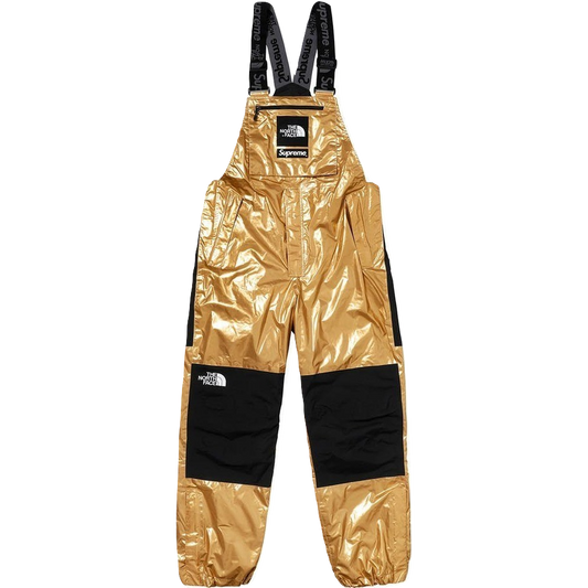 Supreme/The North Face Metallic Mountain BIB Pant - Gold