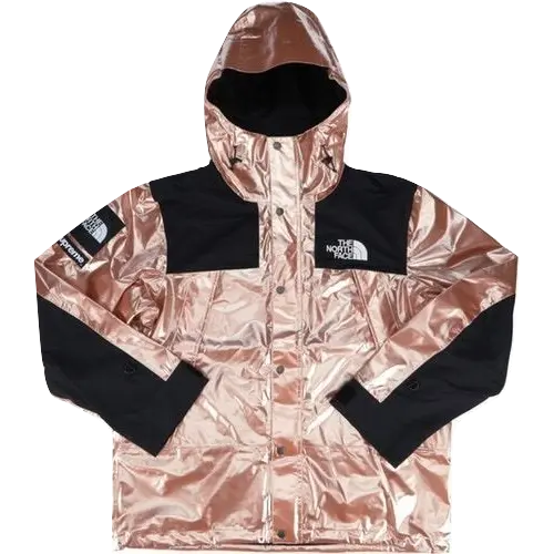 Supreme x The North Face Metallic Mountain Parka - Rose Gold Supreme