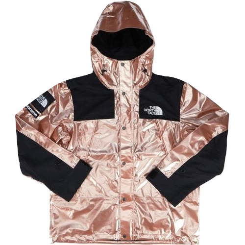 Supreme x The North Face Metallic Mountain Parka - Rose Gold