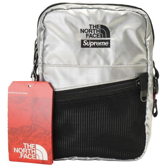 Supreme/The North Face TNF Metallic Shoulder Bag - Silver - Used
