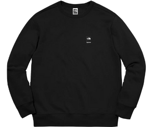 Supreme x The North Face Mountain Crewneck Sweatshirt - Black Supreme