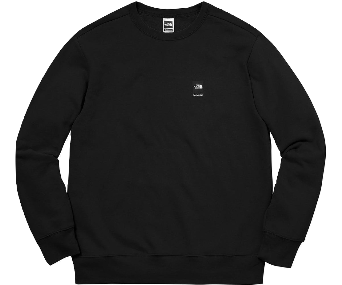 Supreme x The North Face Mountain Crewneck Sweatshirt - Black