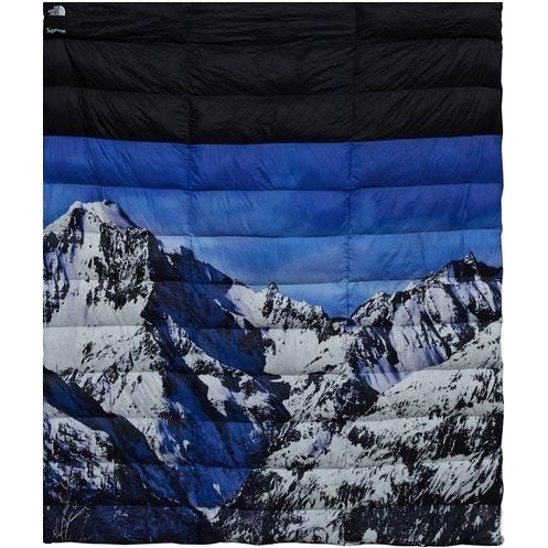 Supreme The North Face Mountain Nuptse Blanket - Blue White - Used