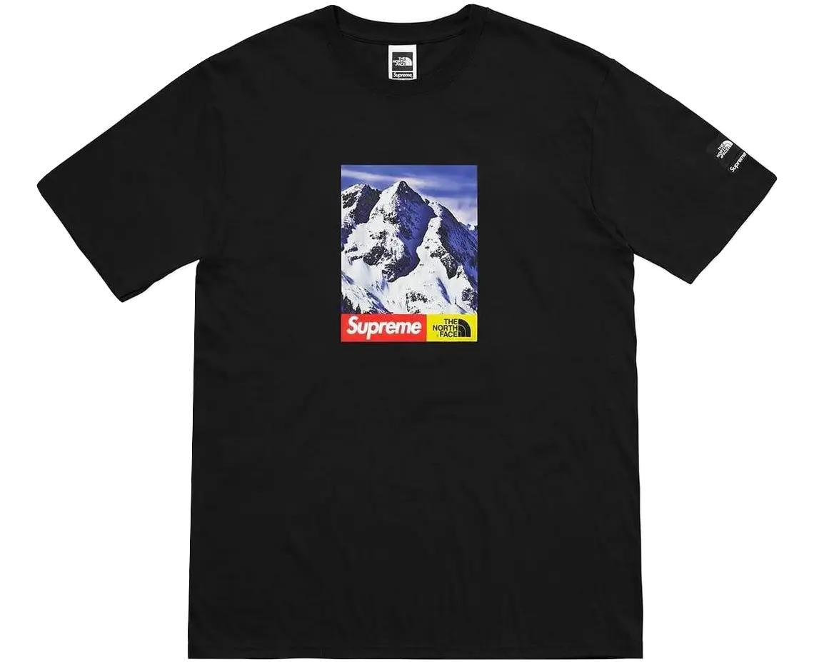 Supreme x North Face Mountain Tee Black Supreme