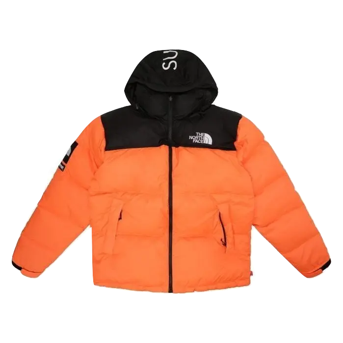 Supreme x The North Face Nuptse Jacket - Orange Supreme
