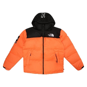 The north face supreme orange jacket deals