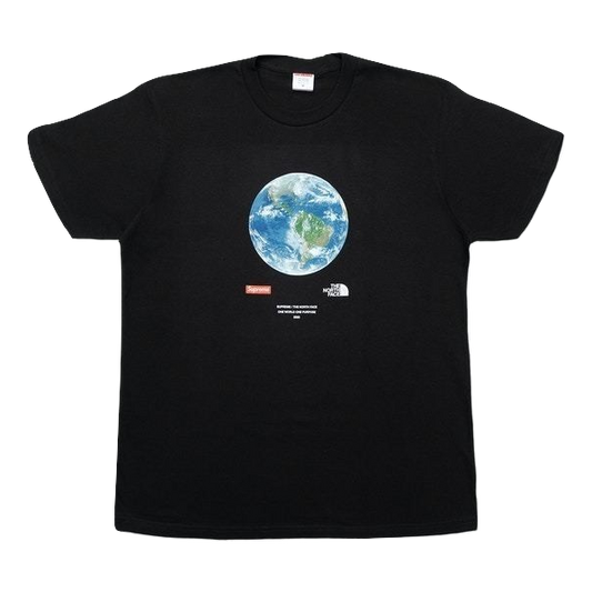 Supreme TNF One World Tee - Black Supreme
