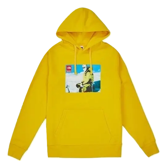 Supreme The North Face Photo Hooded Sweatshirt - Yellow - Used Supreme