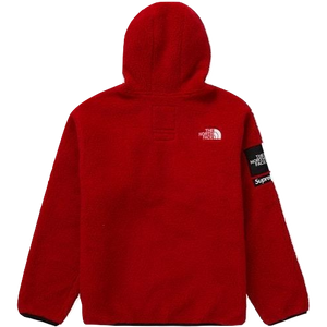 Supreme x The North Face S Logo Hooded Fleece Jacket - Red Supreme
