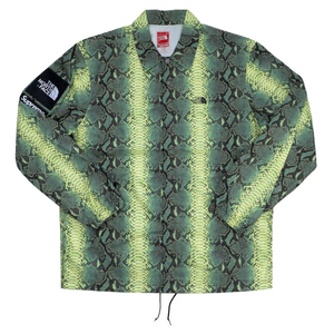 Supreme/The North Face TNF Snakeskin Taped Seam Coaches Jacket - Green