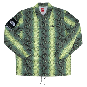 Supreme/The North Face TNF Snakeskin Taped Seam Coaches Jacket - Green - Used