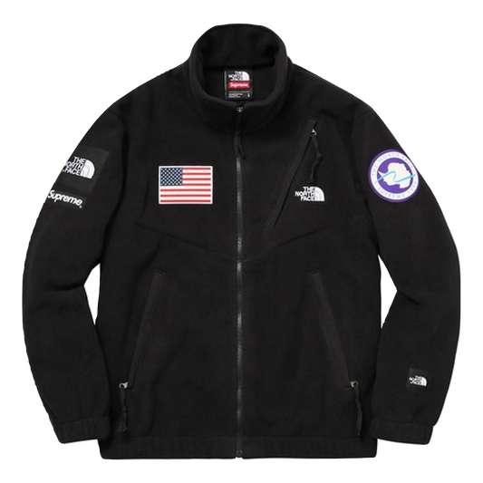 Supreme/The North Face Trans Antarctica Expedition Fleece Jacket - Black - Used