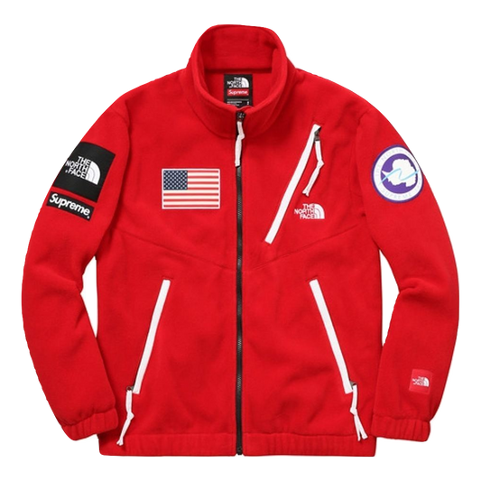 Supreme/The North Face Trans Antarctica Expedition Fleece Jacket - Red