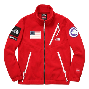 Supreme/The North Face Trans Antarctica Expedition Fleece Jacket - Red