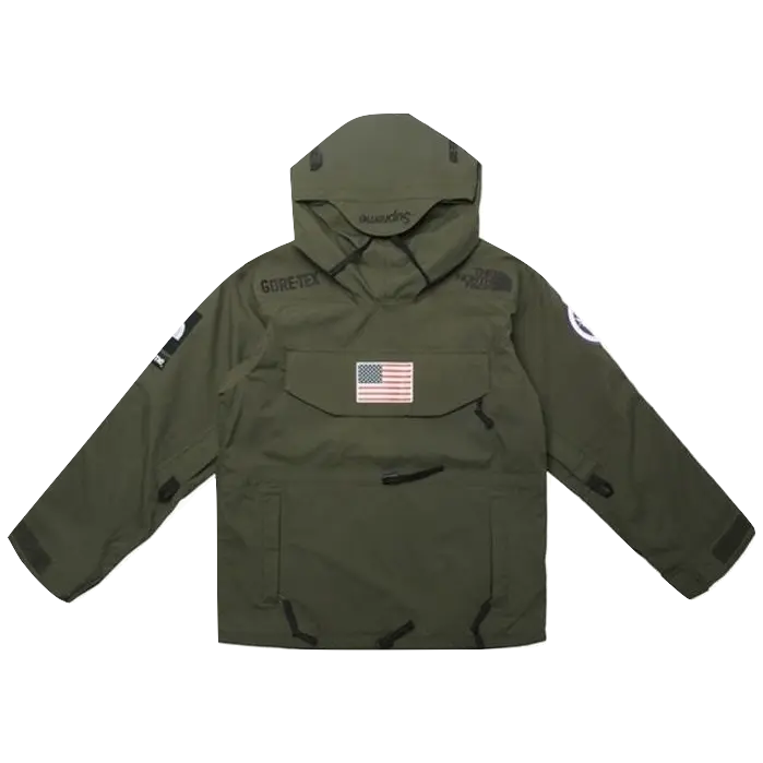 Supreme/The North Face Trans Antarctica Expedition Pullover Jacket - Olive - Used Supreme