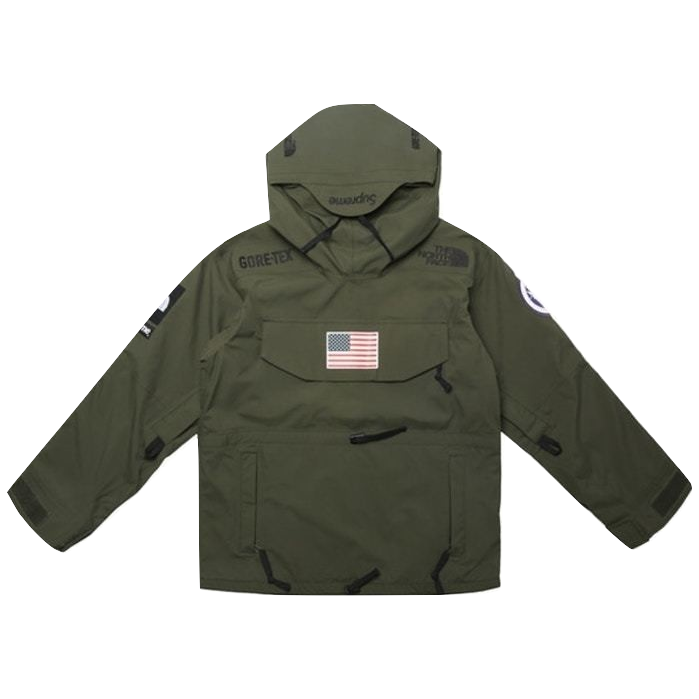 Supreme/The North Face Trans Antarctica Expedition Pullover Jacket - Olive - Used