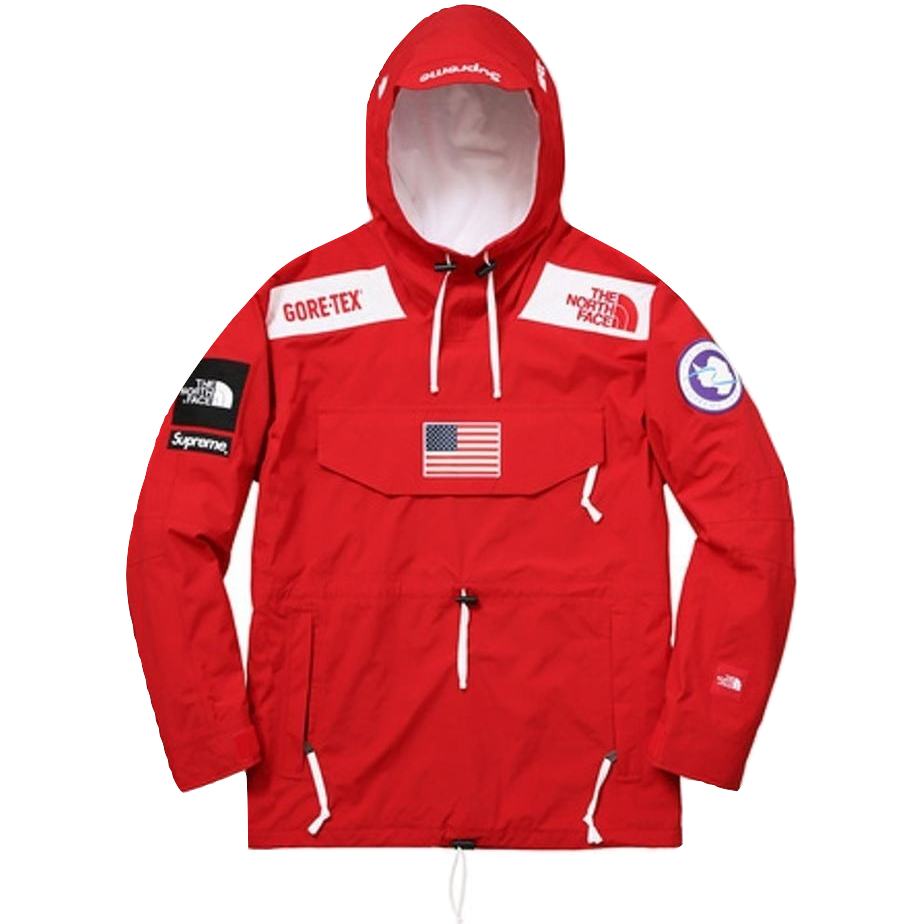 Supreme x The North Face Trans Antartica Expedition Pullover Jacket - Red
