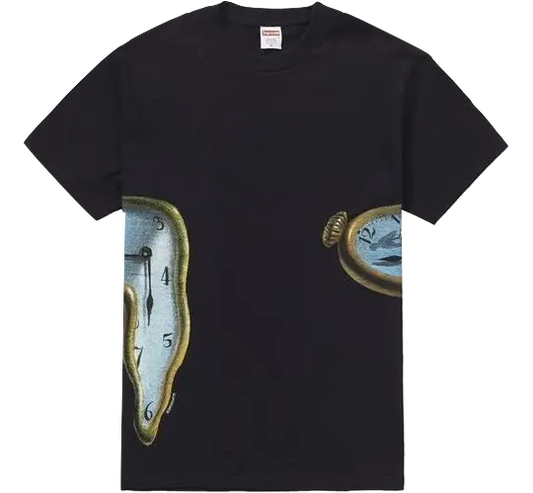 Supreme The Persistence of Memory Tee - Black Supreme
