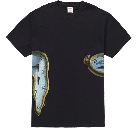 Supreme The Persistence of Memory Tee - Black - Used Supreme