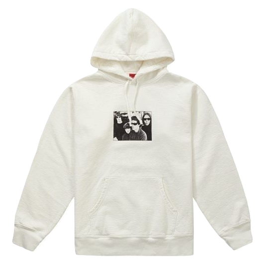 Supreme The Velvet Underground Hooded Sweatshirt - White - Used Supreme
