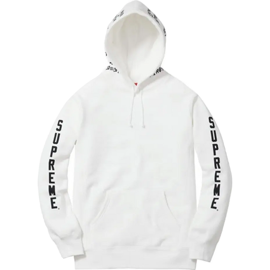 Supreme Thrasher Boyfriend Hooded Sweatshirt - White Supreme