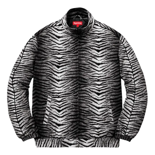 Supreme Tiger Stripe Track Jacket - White Supreme