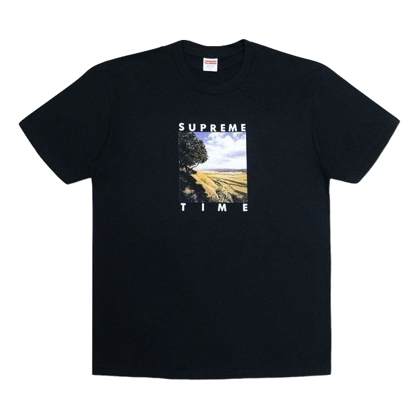 Supreme Time Tee - Black Supreme