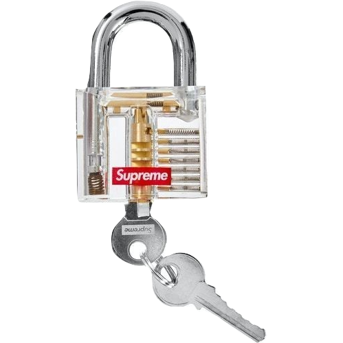 Supreme Transparent Lock - Clear Supreme