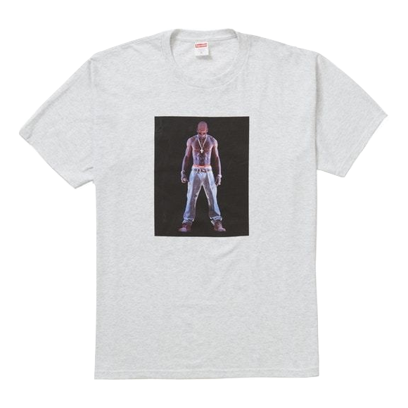 Supreme Tupac Hologram Tee SS20 - Ash Grey Supreme
