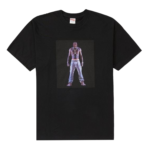 Supreme Tupac Hologram Tee - Black - Used Supreme